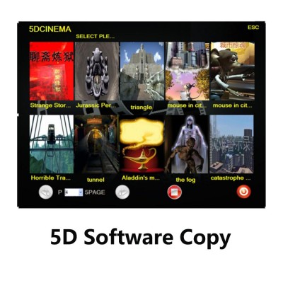 Software Hardisk for 5D Cinema Hydraulic System