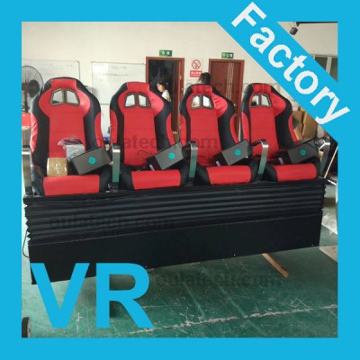 9DVR VR cinema New Four Chairs Simulator equipment 2018